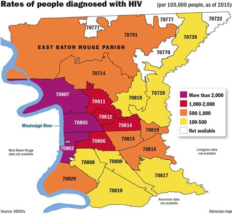 baton rouge zip codes map.